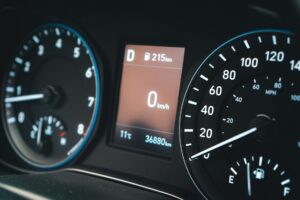 Computer dashboard displaying social media monitoring analytics and brand mention tracking interface