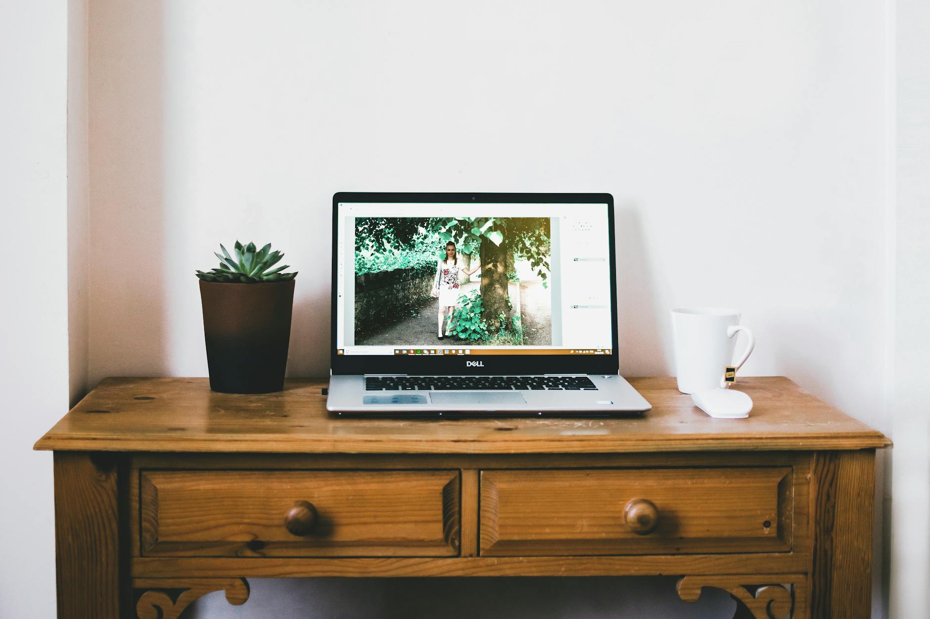 Content creator workspace setup for managing location-based marketing campaigns and social media strategy