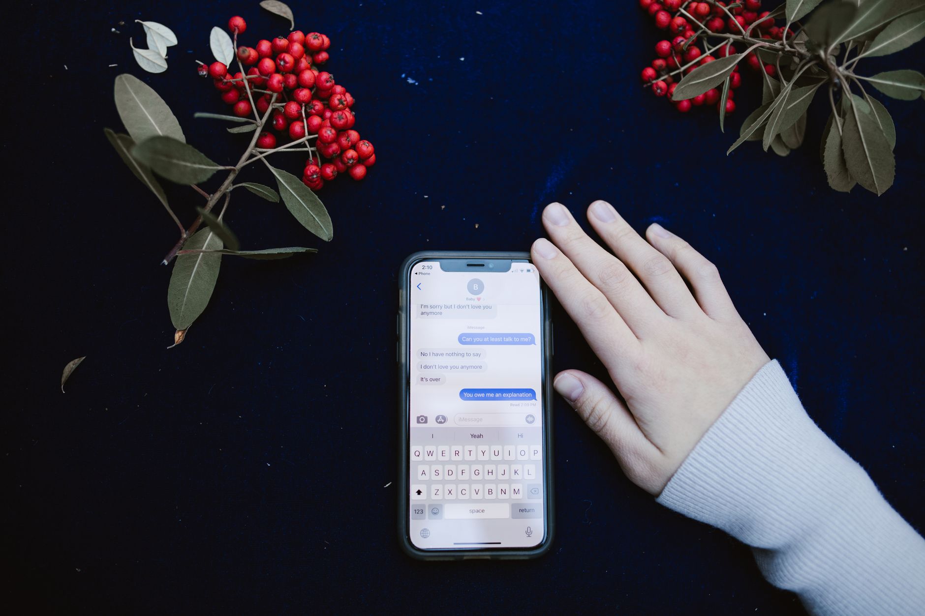 Bold animated captions displayed on a smartphone video screen